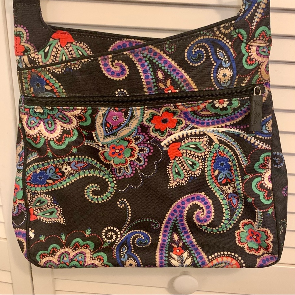 RETIRED VB Lighten Up Slim Crossbody Kiev Paisley